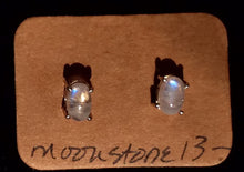 Load image into Gallery viewer, Moonstone Earring Studs
