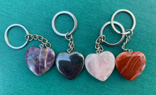 Load image into Gallery viewer, Crystal Heart Keychains
