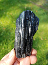 Load image into Gallery viewer, Black Tourmaline with Polished Top
