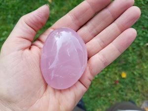 Rose Quartz Palm Stones