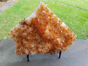 Citrine Cluster Large with Stand