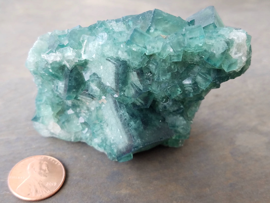 Natural Madagascar Fluorite Clusters