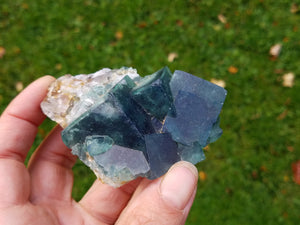 Natural Madagascar Fluorite Clusters