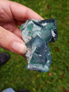 Natural Madagascar Fluorite Clusters