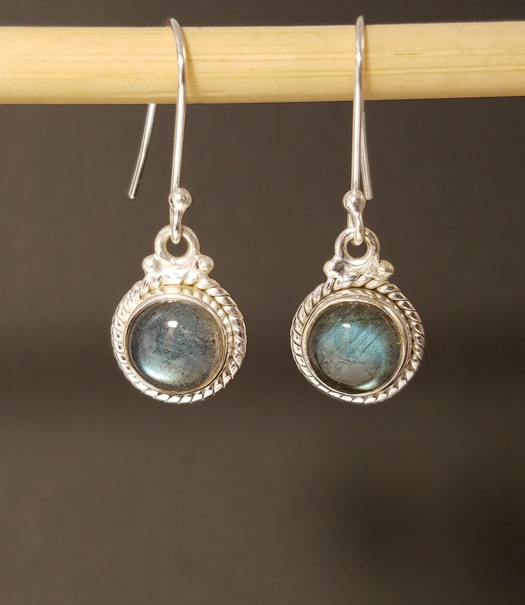 Labradorite Round Earring