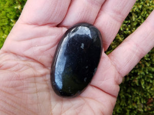 Shungite oval palm stone