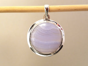 Blue Lace Agate Pendants