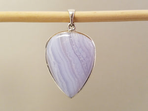 Blue Lace Agate Pendants