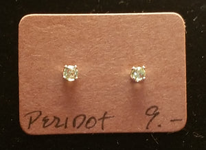 Peridot Earring Studs