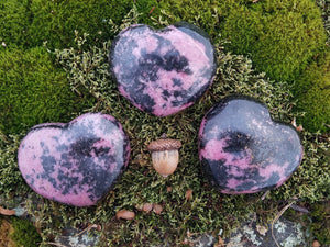 Rhodonite Medium Hearts