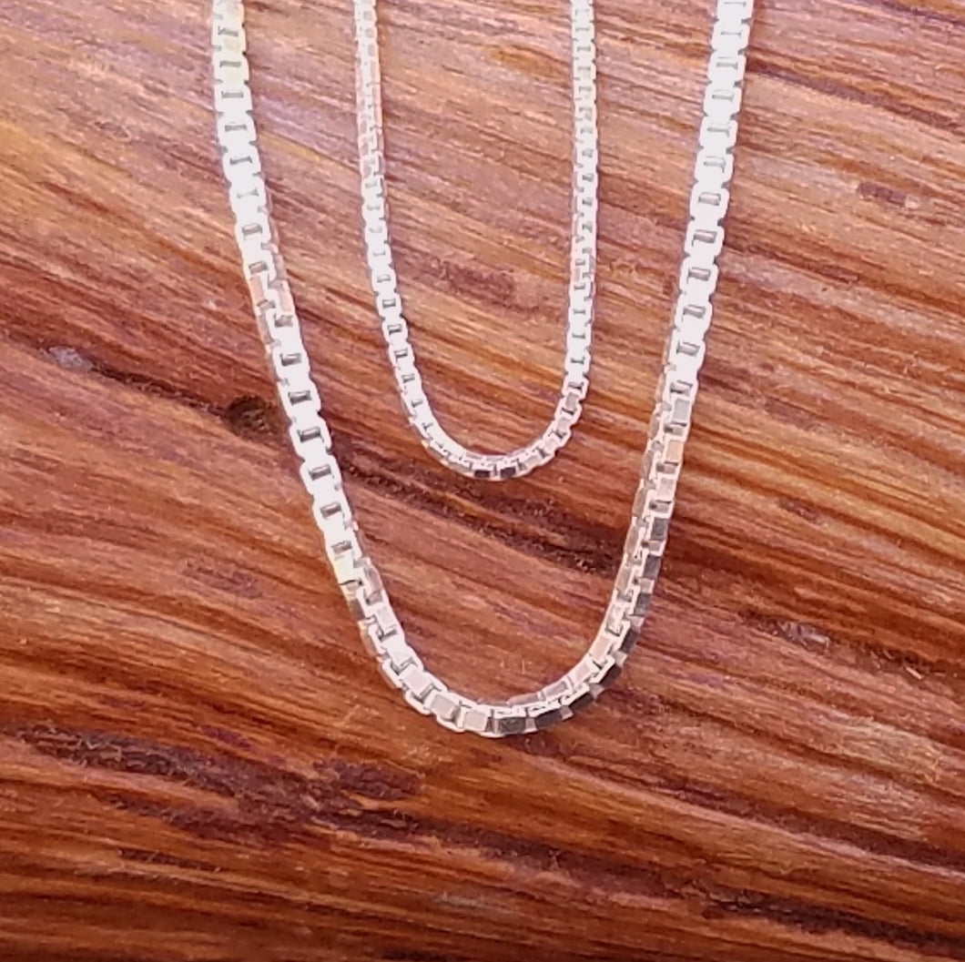 Silver Box Chain (thick)