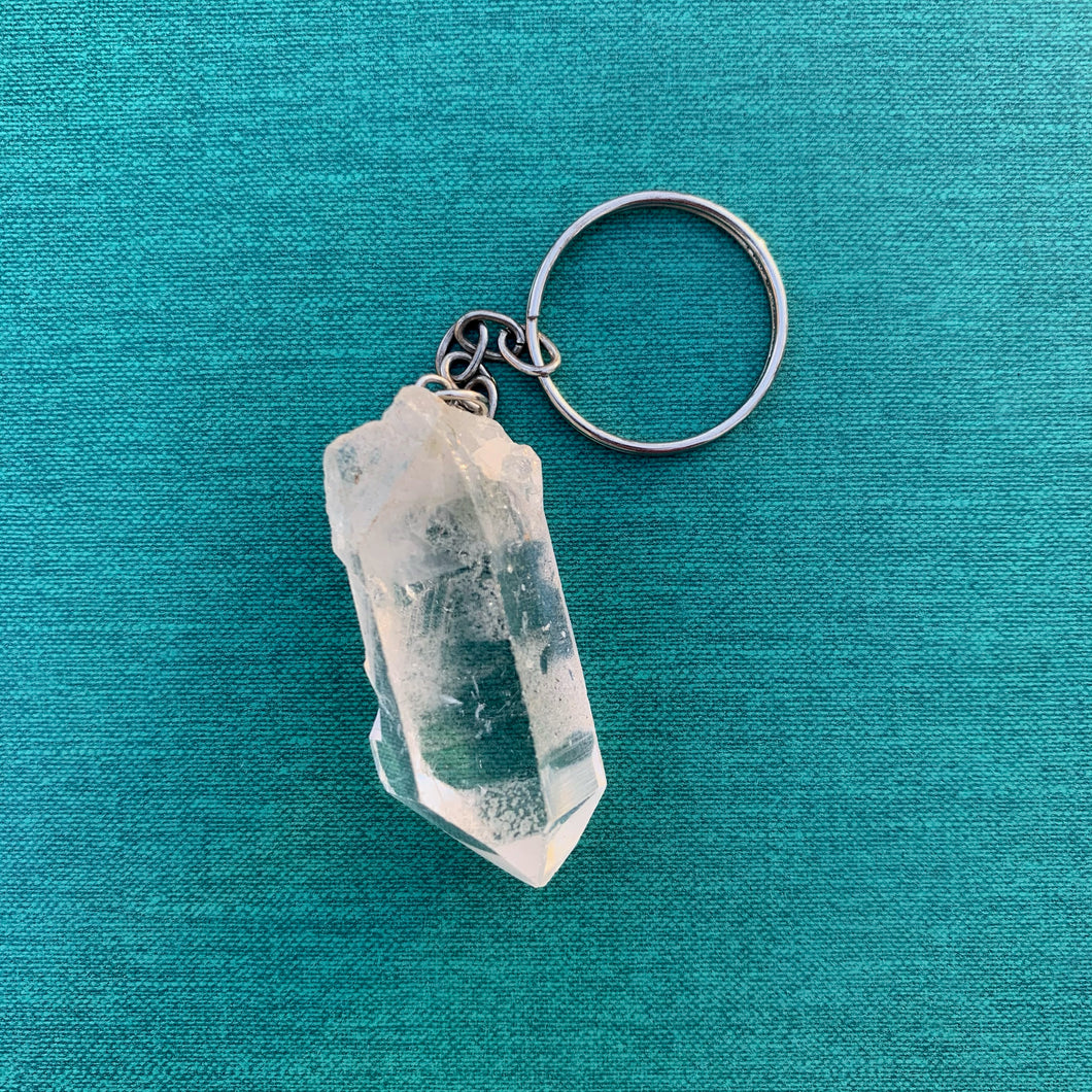 Quartz Crystal Keychains