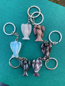 Crystal Angel Keychains