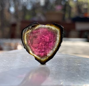 Watermelon Tourmaline (large slices)