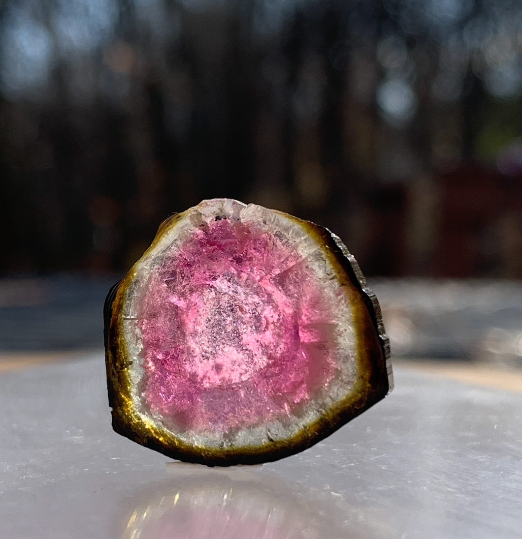 Watermelon tourmaline 2025 crystal for sale