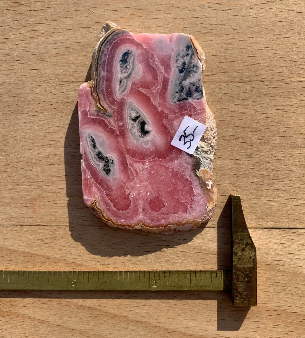 Medium Rhodochrosite Slices