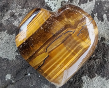 Load image into Gallery viewer, Tiger Eye Hearts
